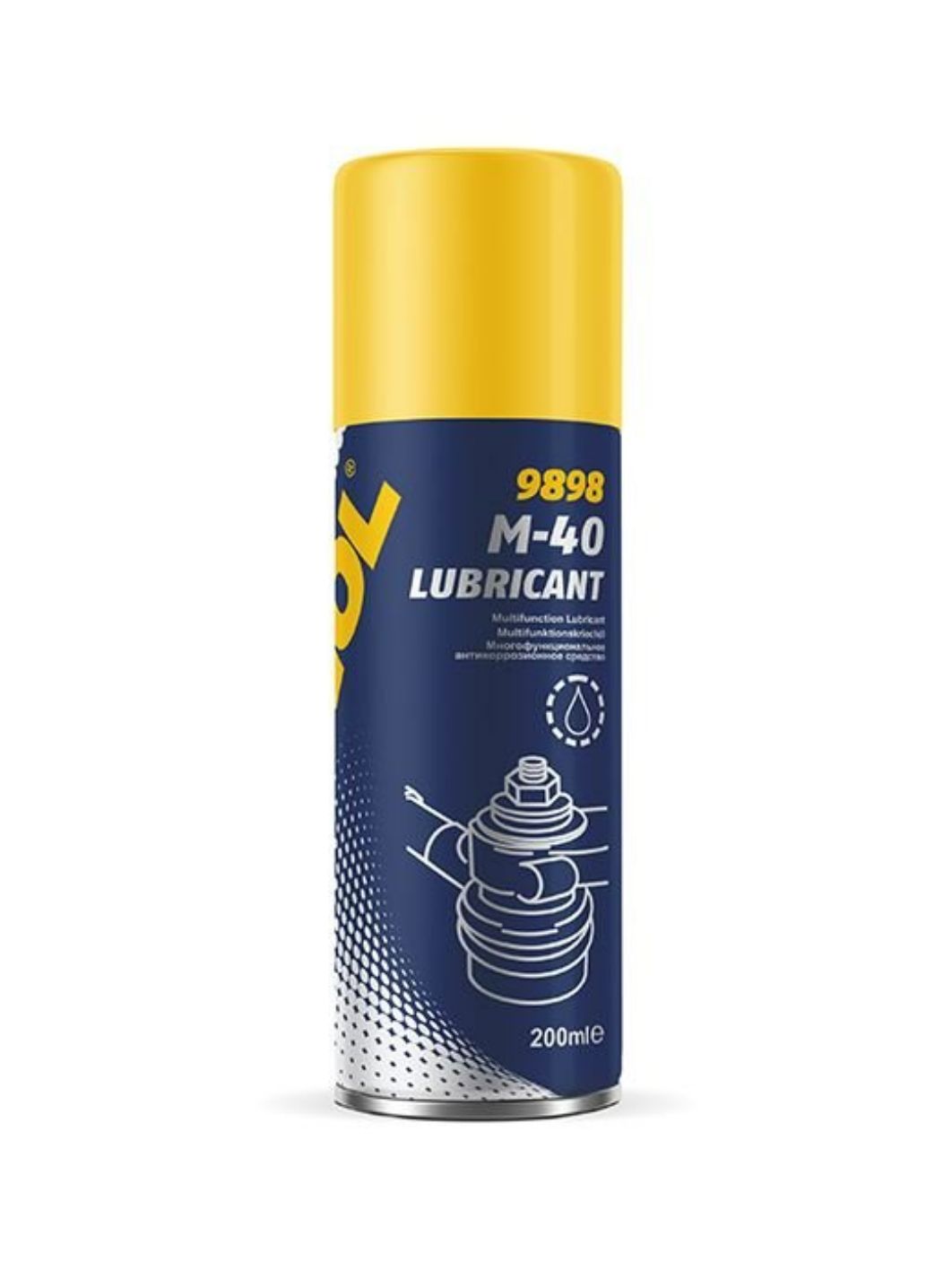 Смазка проникающая MANNOL M-40 Lubricant 9898 200мл аэрозоль