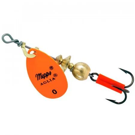 Блесна вращающаяся Mepps "Aglia FLUO Orange №0/2, 5гр