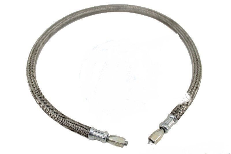 Шланг подкачки колеса КАМАЗ-4310 (к шинам) 180мм. (гайка/штуцер М10хМ18) бронированный 43118.3124186-20