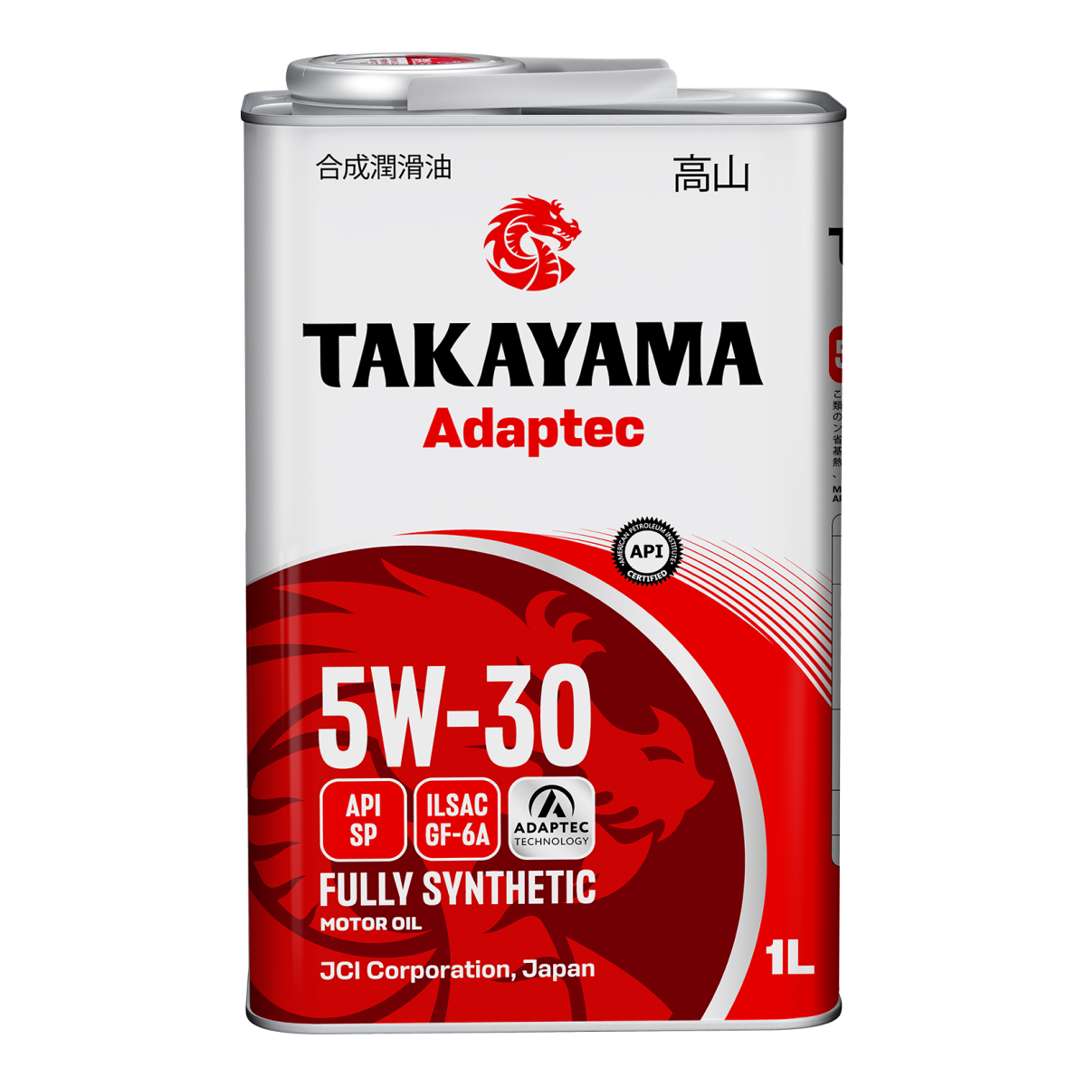 TAKAYAMA ADAPTEC 5W30 ILSAC GF-6A API SP 1л синтетическое моторное масло 