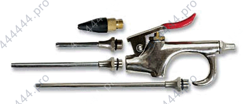 пистолет продувочный с насадками (3шт.) quattro elementi (909-716)