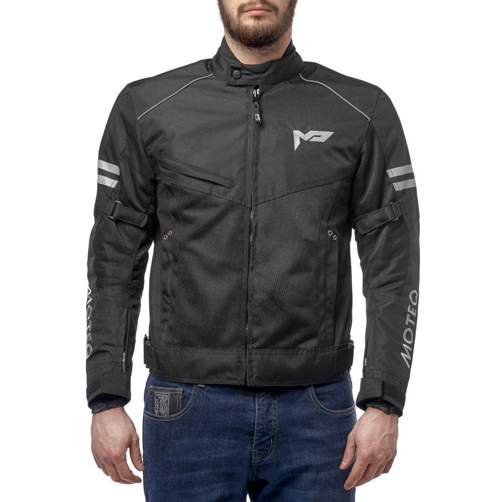 Куртка текстильная MOTEQ AIRFLOW черная 3XL
