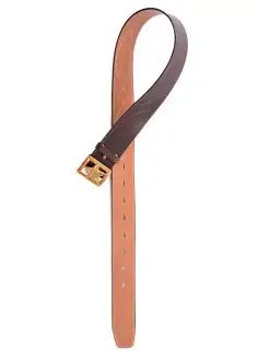 Ремень поясной "Звезда" 50 мм коричневый (№ 3)