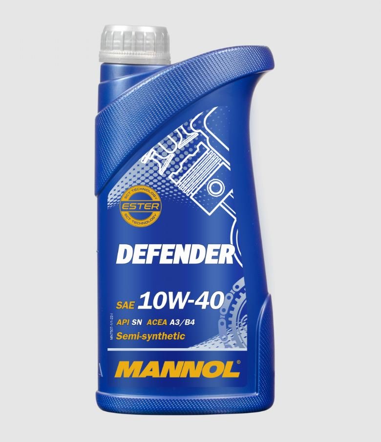 MANNOL Defender 10W40 7507 1л полусинтетическое моторное масло