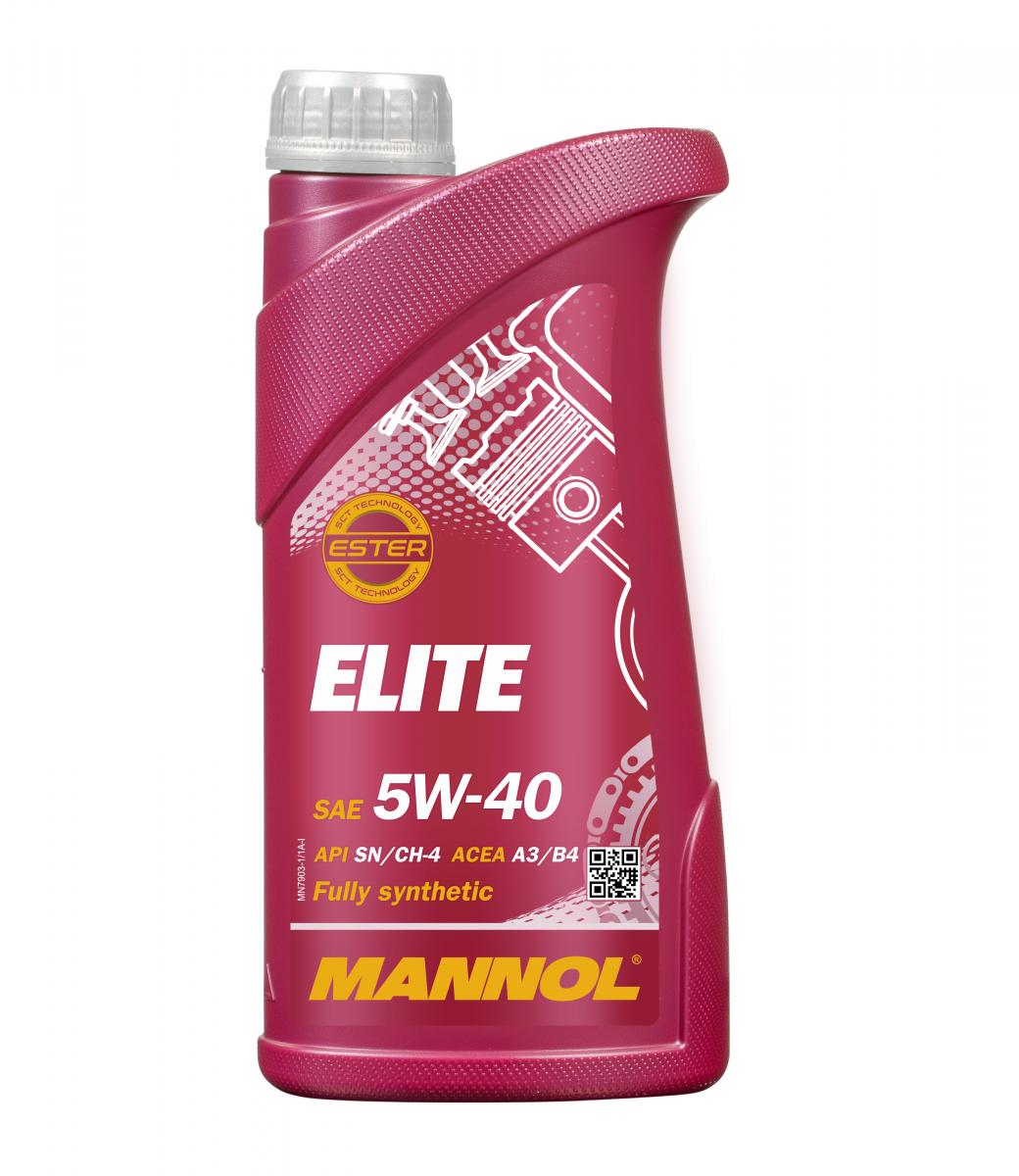 MANNOL Elite 5W40 7903 1л синтетическое моторное масло 