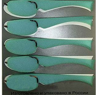 Рыбка поролоновая синяя 120мм,  Кр.№3/0 Owner,  5шт/уп