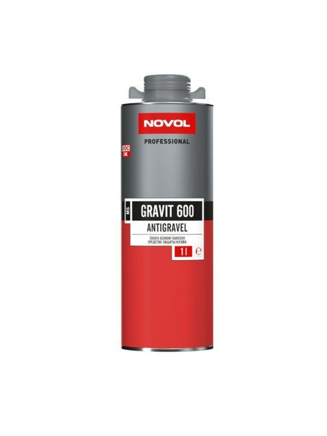 Антигравий NOVOL GRAVIT 600 MS 1л серый под пистолет