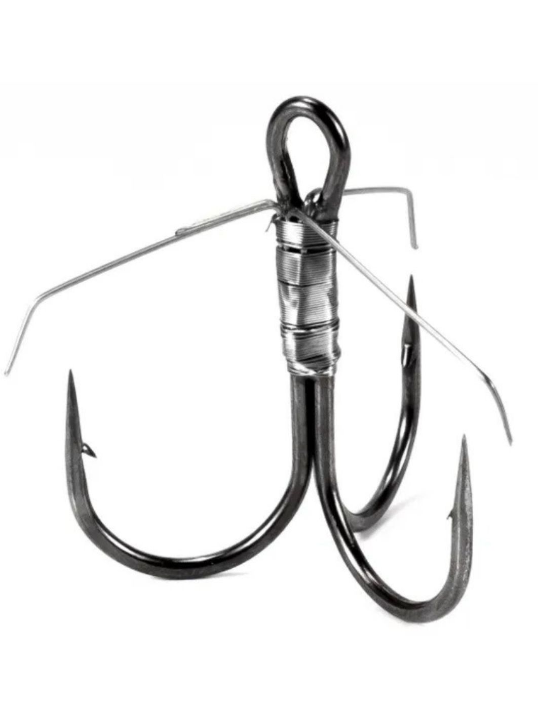 Крючок KOI "WEEDLESS TREBLE HOOK",  1 (INT),  цвет BN,  незацепляйка (шт.)