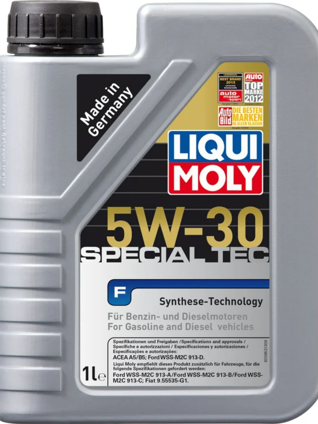 LIQUI MOLY "Special Tec F" 5W30 1L синтетическое моторное масло 8063
