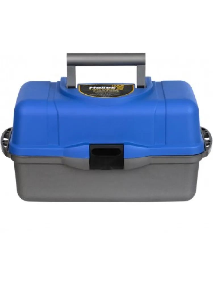 Ящик рыболова трехполочный синий Helios