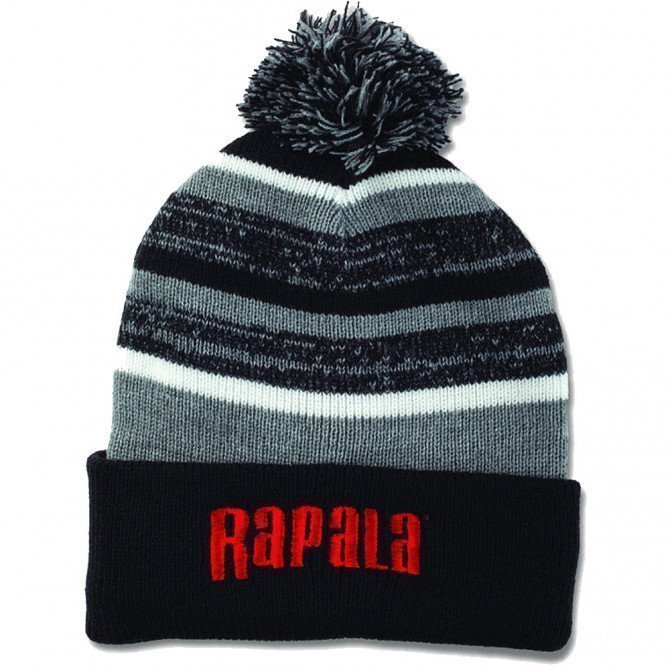 шапка rapala серая с белым логотипом