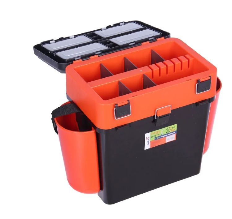 Ящик зимний "FishBox" (19л) оранжевый Helios