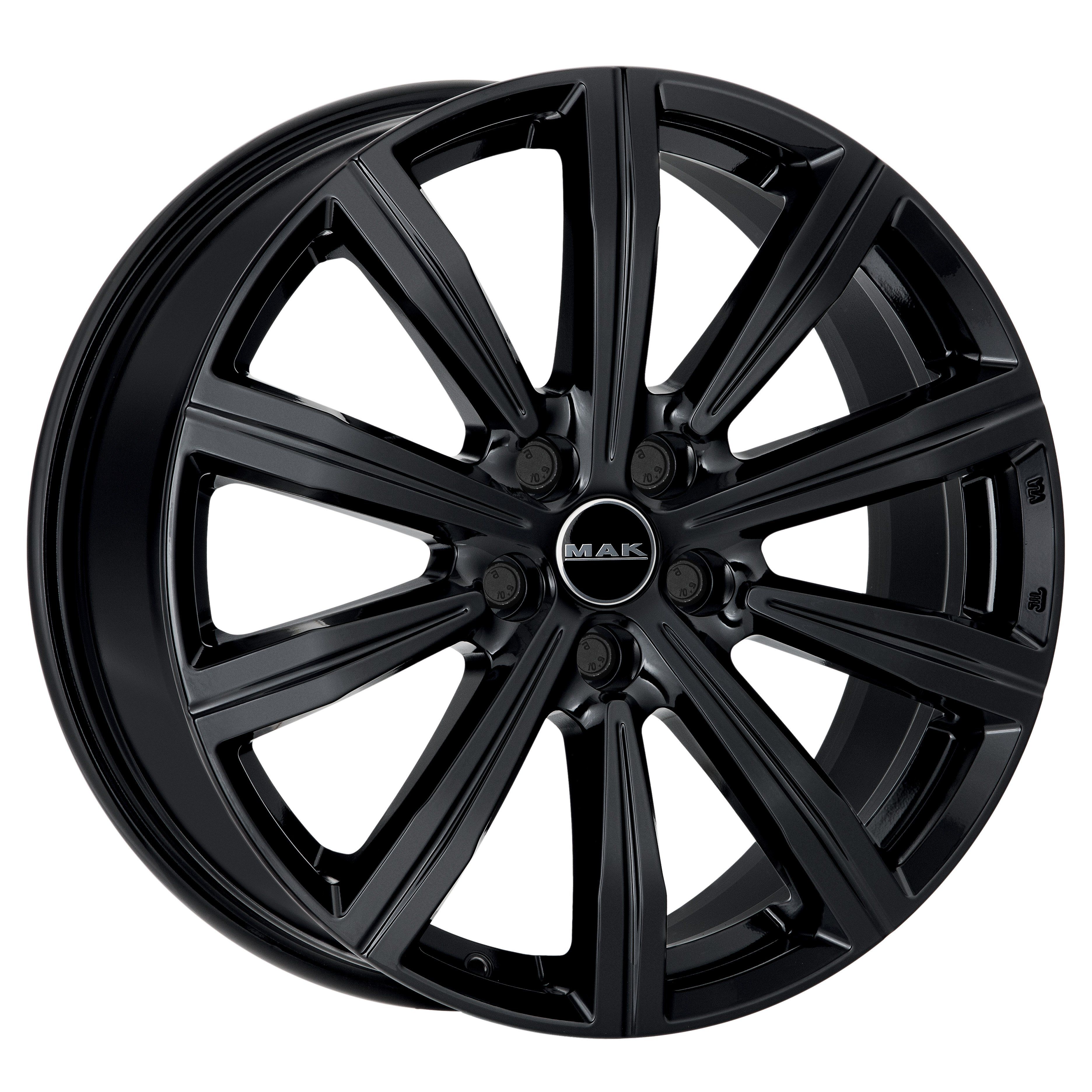 MAK Birmingham 8, 5x20 5/120 ET35 d-64, 1 Gloss Black (F8520IRGB35IR)