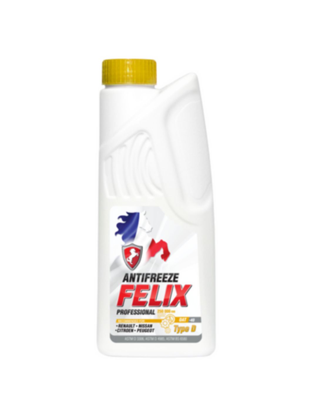 Антифриз FELIX PROFESSIONAL TYPE D  1л. желтый