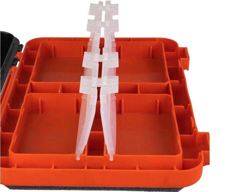 Ящик зимний "FishBox" односекционный (19л) оранжевый Helios