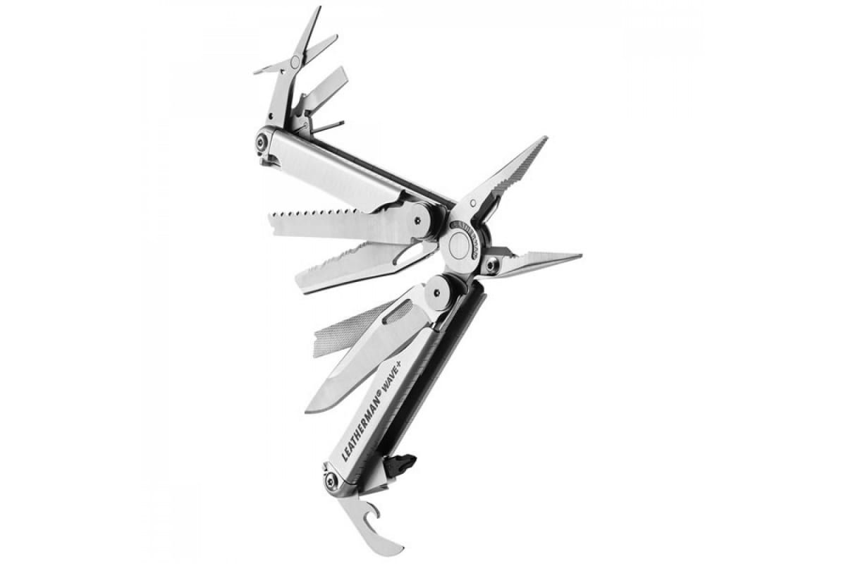 Мультитул LEATHERMAN Wave Plus Stainless 18 инстр.,  7, 4/10 см,  чехол нейлон,  box