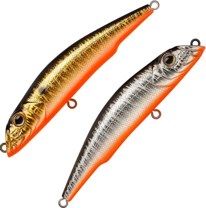 Воблер Дартер Strike Pro Darter-R King 105,  105 мм,  17 гр,  Загл. 0, 3м.-0, 8м.,  Плавающий,  цвет: A70-613-SBO Double Silver/Smoked,  (EG-024F#A70-613-SBO)