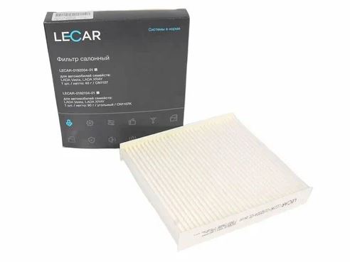 Фильтр салонный Lada Vesta,  Lada X-Ray,  Renault Clio IV,  Logan II,  Sandero II LECAR019200401