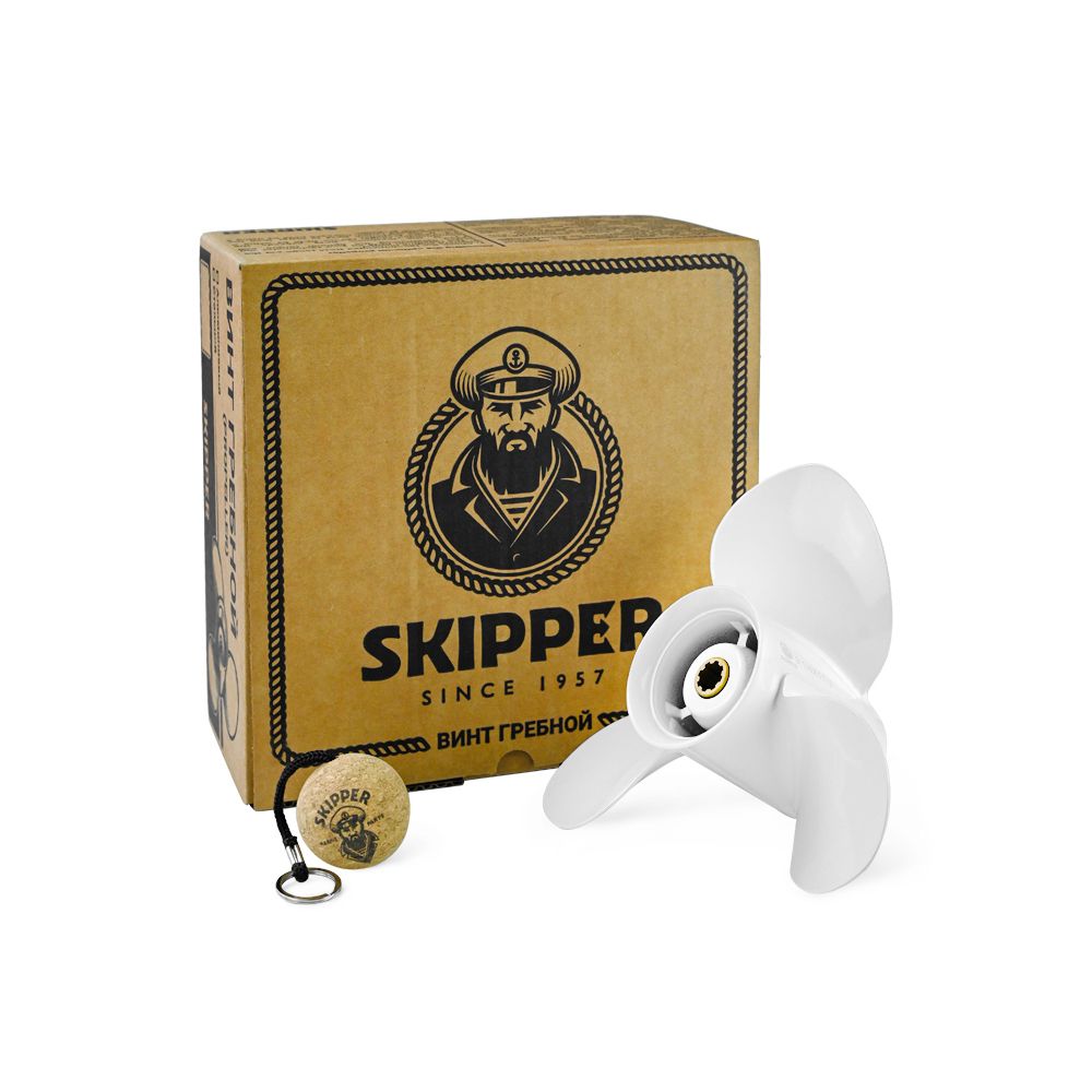 Винт Skipper SK63V-45943-00-EL шл8 ди9.1/4 шаг11 Yamaha 9.9-20