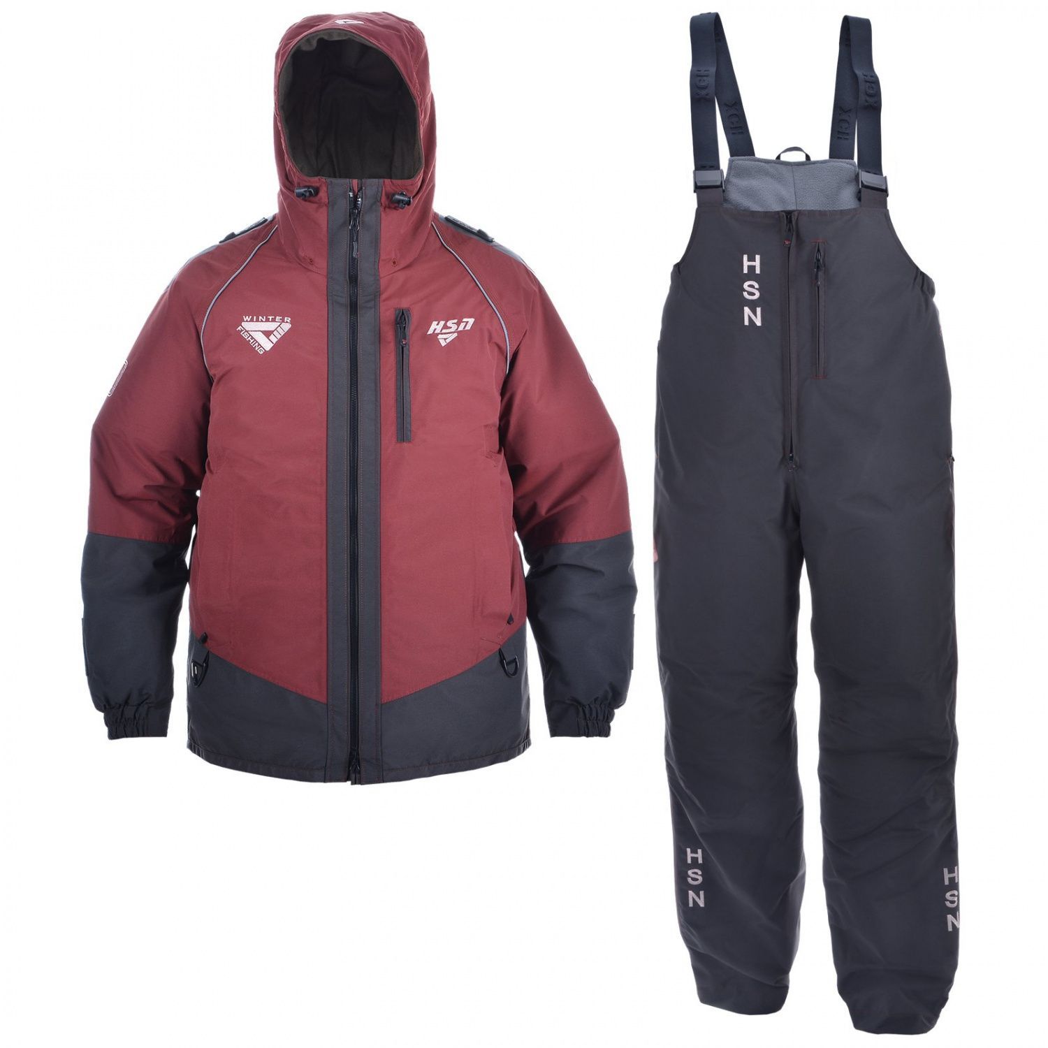 костюм-поплавок мужской зимний "rescuer i sport", hardguard, махагон (56-58/176) м