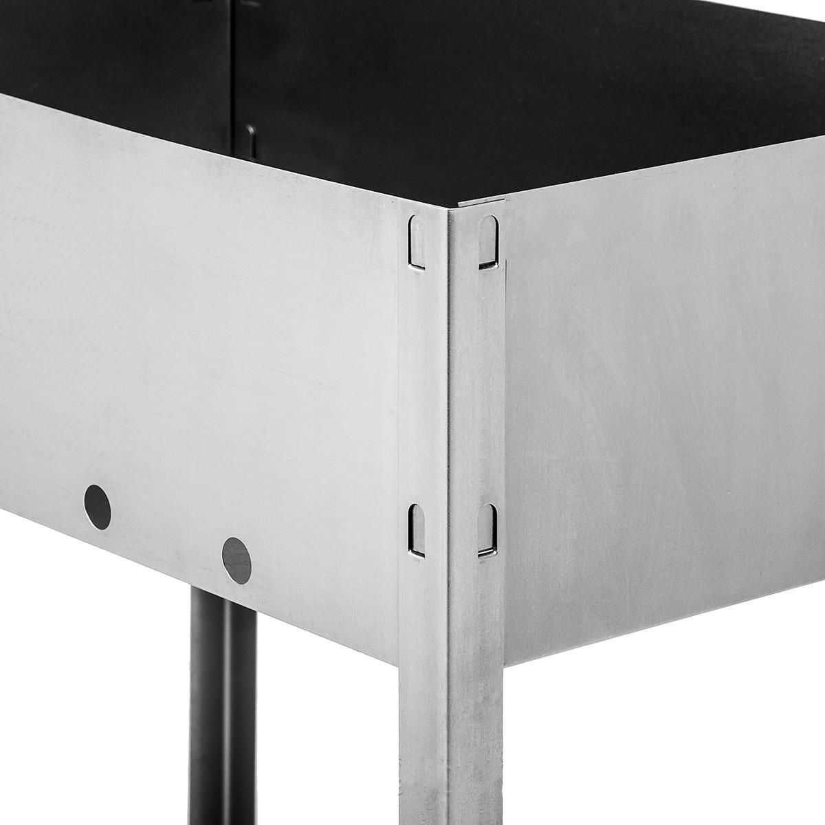 Мангал сборный Helios Light 400x240x400мм,  6 шампуров,  сталь 0, 4мм Helios