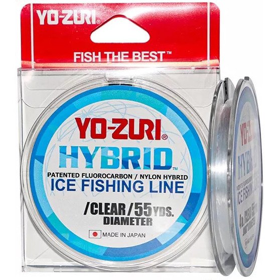 Леска монофильная Yo-Zuri Hybrid Ice 50м Clear (0, 170мм) 3lbs 