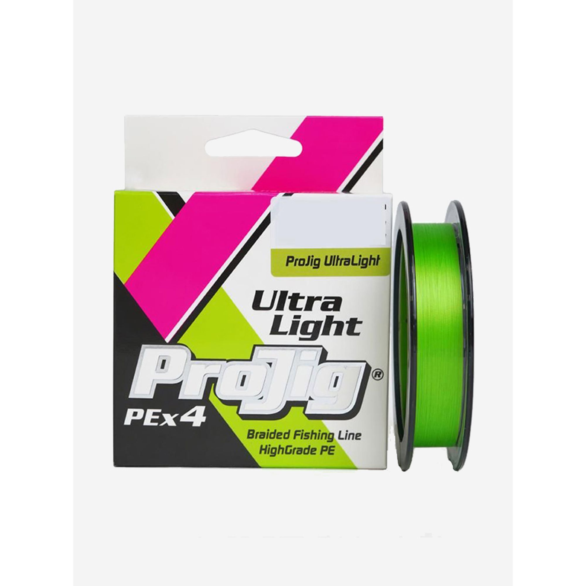 Шнур ProJig UltraLight 0, 08 мм,  3, 7 кг,  100 м,  светло-зеленый