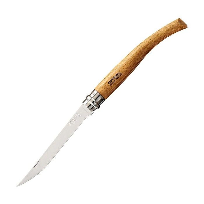 Нож филейный Opinel Effile Slim №10 VRI клинок 10см,  нерж.сталь,  бук