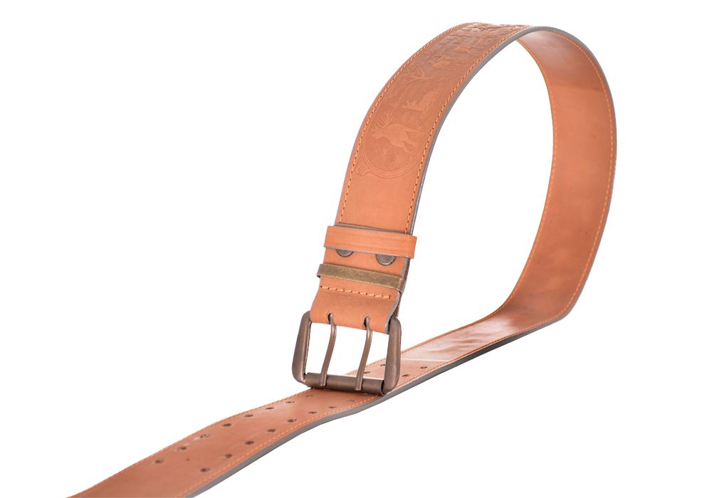 Ремень охотника брючный светло-золотой 50 мм (№ 2)