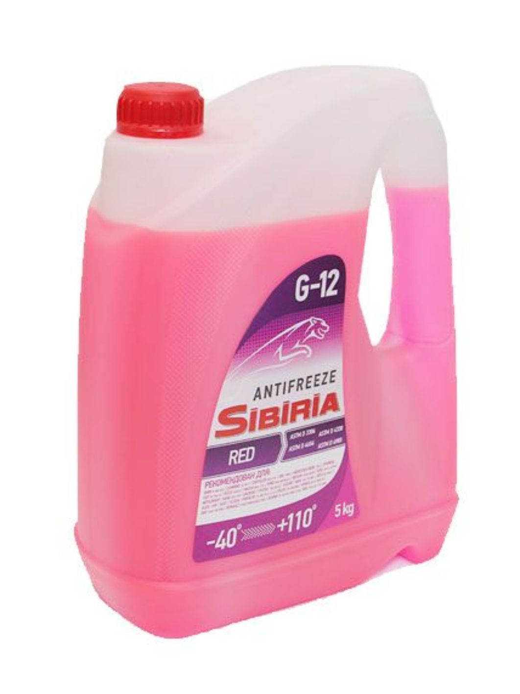 Антифриз SIBIRIA -40 G-12 5кг красный