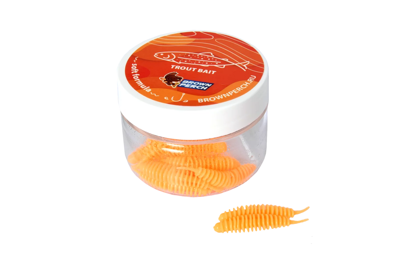 Приманка силиконовая Trout Lump (50 мм. цв. FS601,  10 шт.)