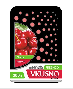 ароматизатор "freshco vkusno" под сиденье (вишня)