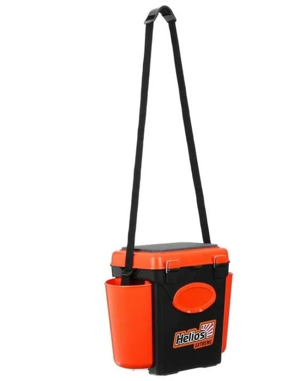 Ящик зимний "FishBox" односекционный (10л) оранжевый Helios