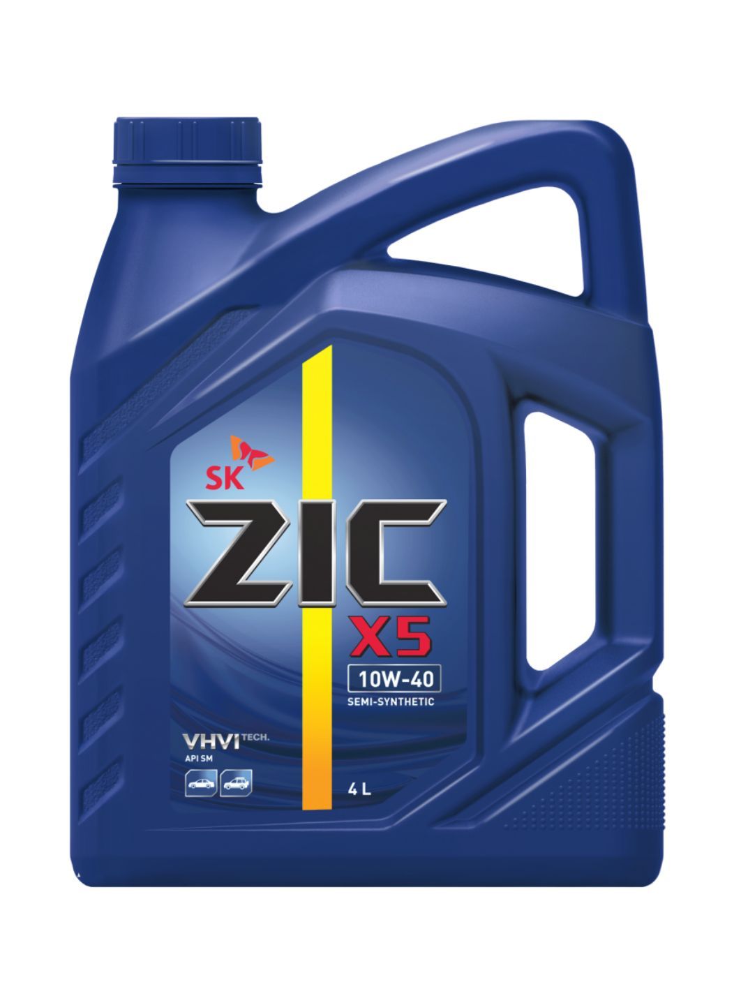 ZIC X5 10W40 4L полусинтетическое моторное масло