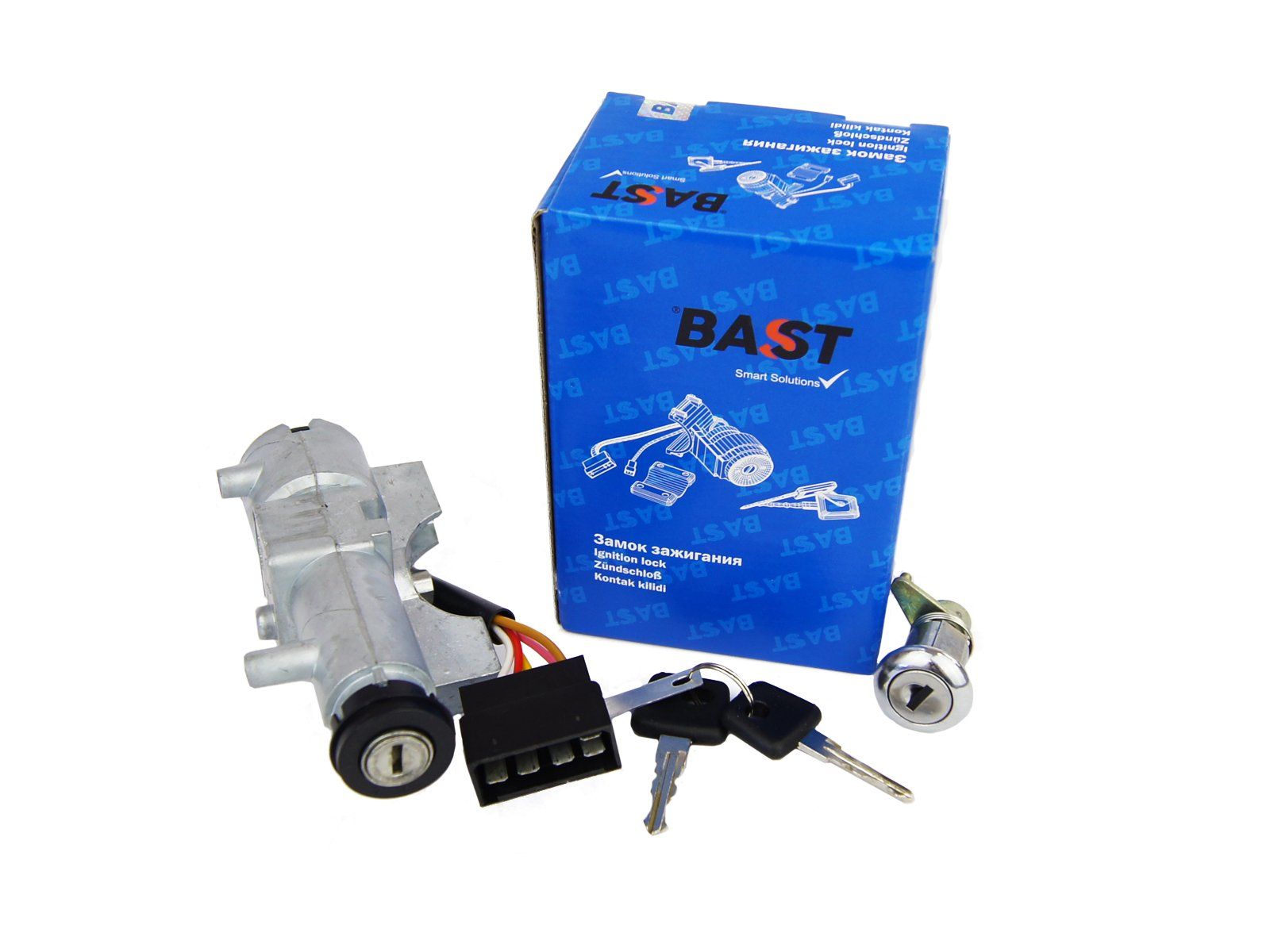 Замок зажигания ГАЗель-NEXT + личинка на 1 дверь (BAST) BC-317Z