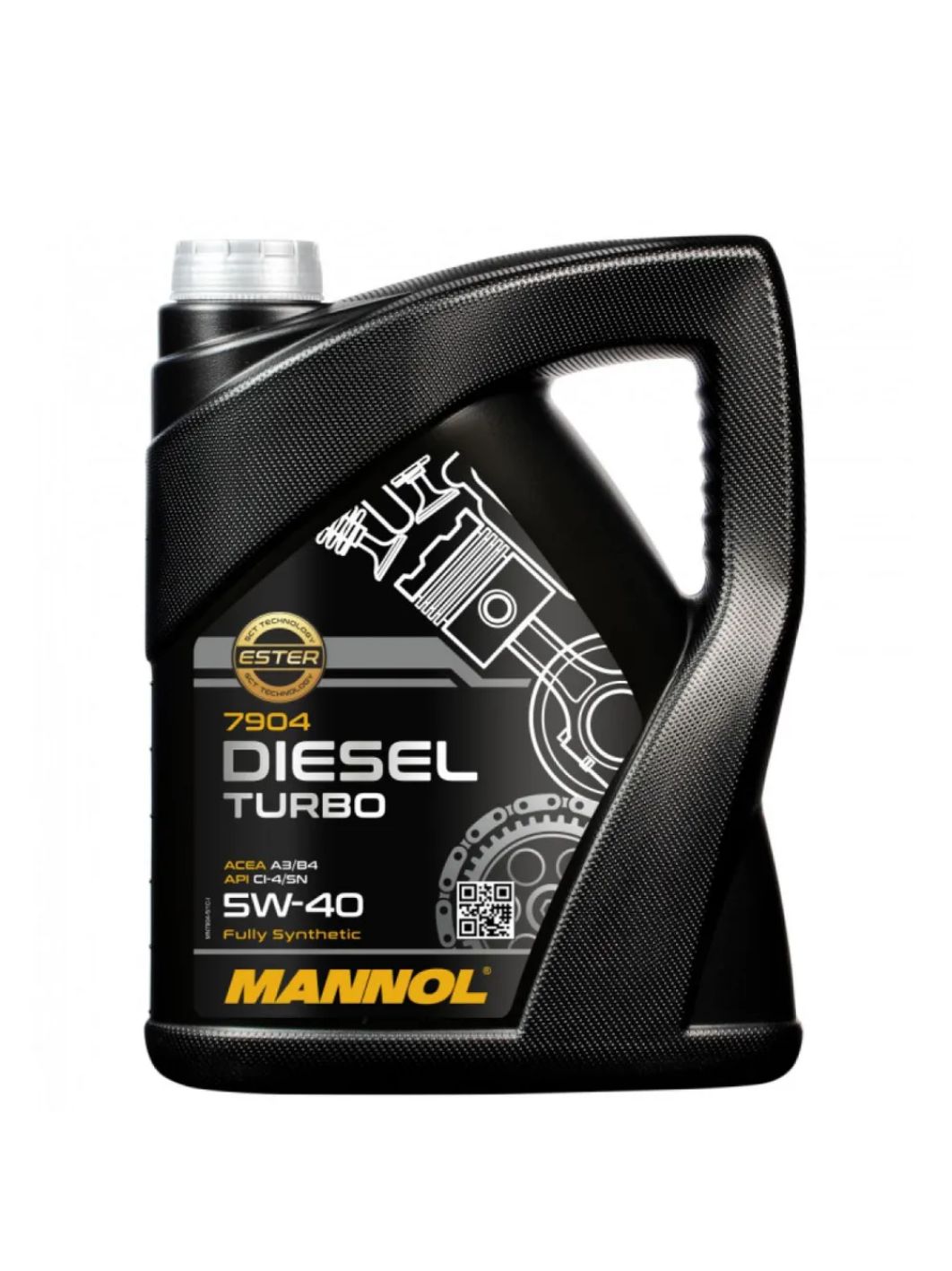MANNOL Diesel Turbo 5W40 7904 5л синтетическое моторное масло