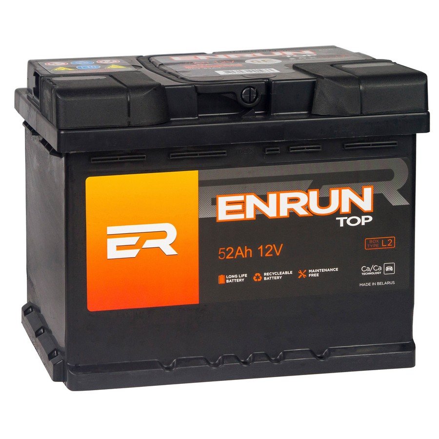 52 ENRUN TOP ЕВРО ET520 LB низкий Аккумулятор залит/заряжен