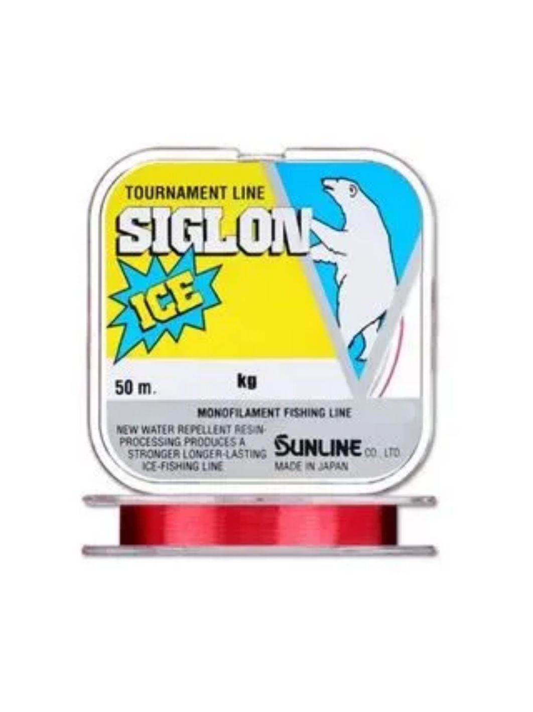 Монолеска SUNLINE Siglon ICE FISHING 50M красная #5.0/0.370mm 