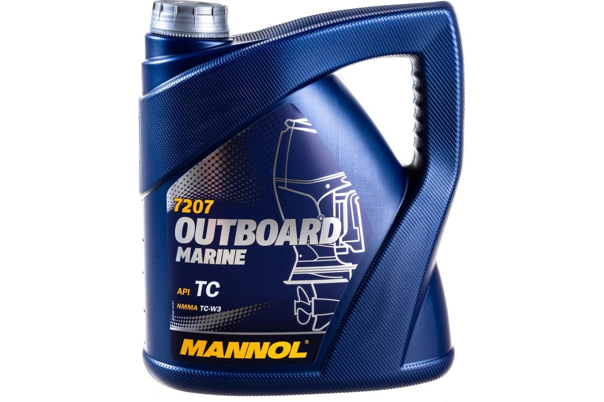 MANNOL Outboard Marine 2T  2-х тактное полусинтетическое масло для лодочных моторов 4L 1428/7207