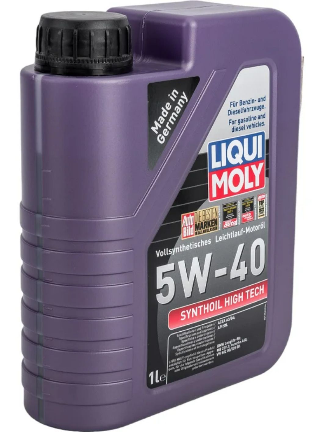 LIQUI MOLY "Synthoil High Tech" 5W40 1L синтетическое моторное масло 1924/1855