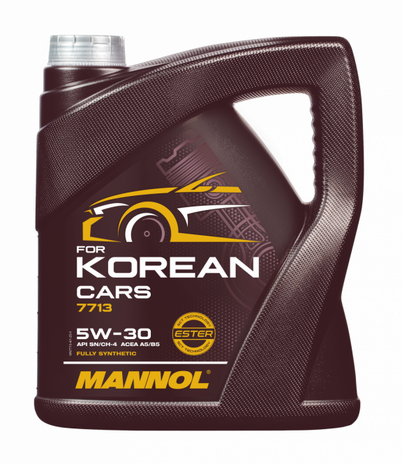 MANNOL for Korean Cars 5W30 7713 4л синтетическое моторное масло