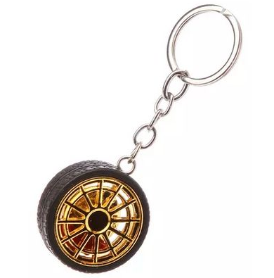 брелок для ключей "диск колесный с шиной и тормозом" bkk025