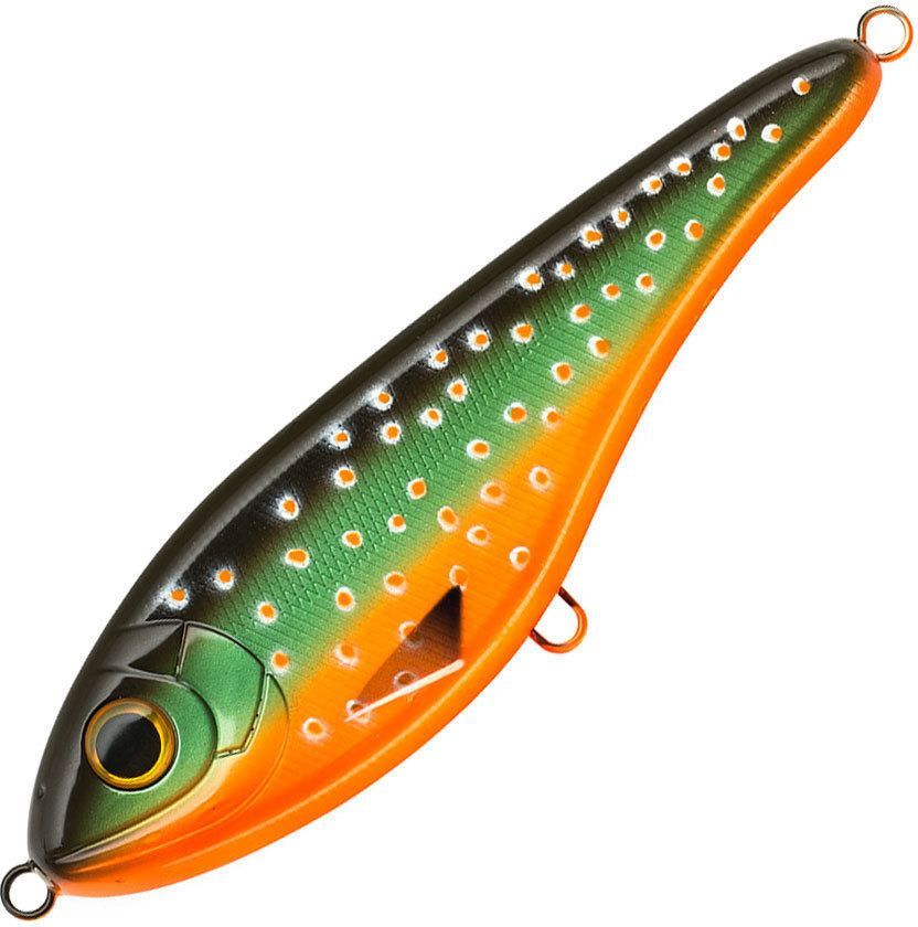 Воблер Джеркбейт Strike Pro Buster V,  85 мм,  17, 7 гр,  Загл. 0, 2м.-1, 5м.,  Тонущий,  цвет: C277F Char,  (EG-148#C277F)