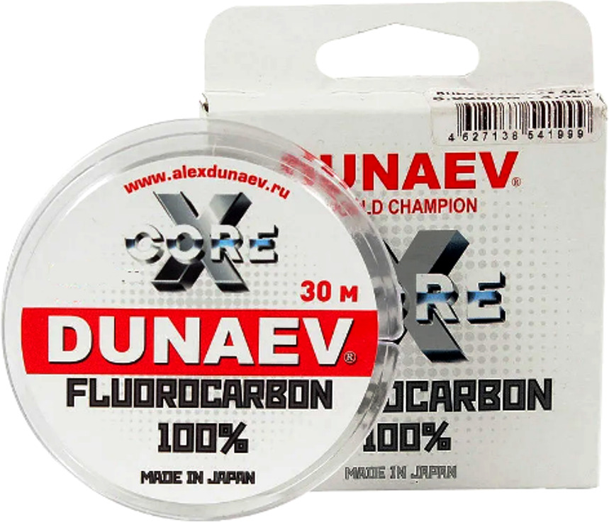 Леска Dunaev Fluorocarbon 0.190мм 30м 