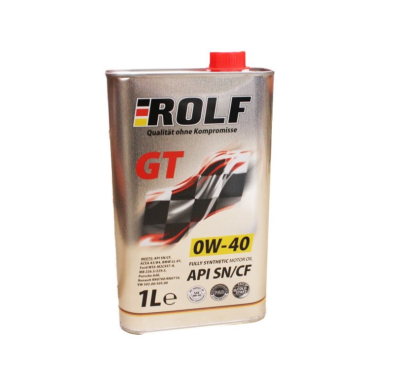 ROLF GT 0W40 SN/CF 1л синтетическое моторное масло