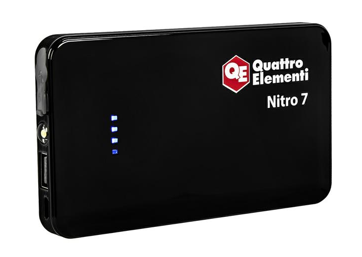 Пусковое устройство QUATTRO ELEMENTI Nitro 7 (12В,  7500мАч,  400А,  USB,  фонарь) (790-304)