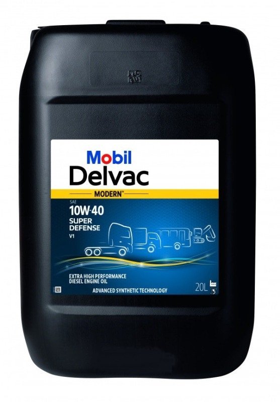 MOBIL 10w40 Delvac Modern Super Defense V1 20L синтетическое моторное масло