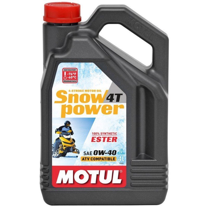 MOTUL Snowpower 4T 0w40 4L моторное масло синтетическое для снегоходов 105892 /Мотоотдел/