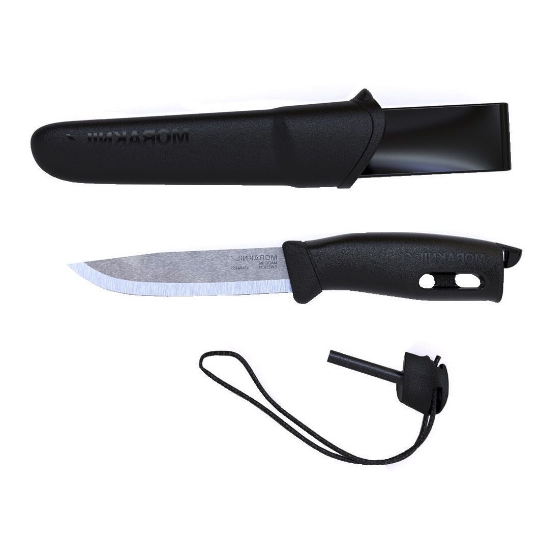Нож Morakniv Companion Spark Black (с огнивом)
