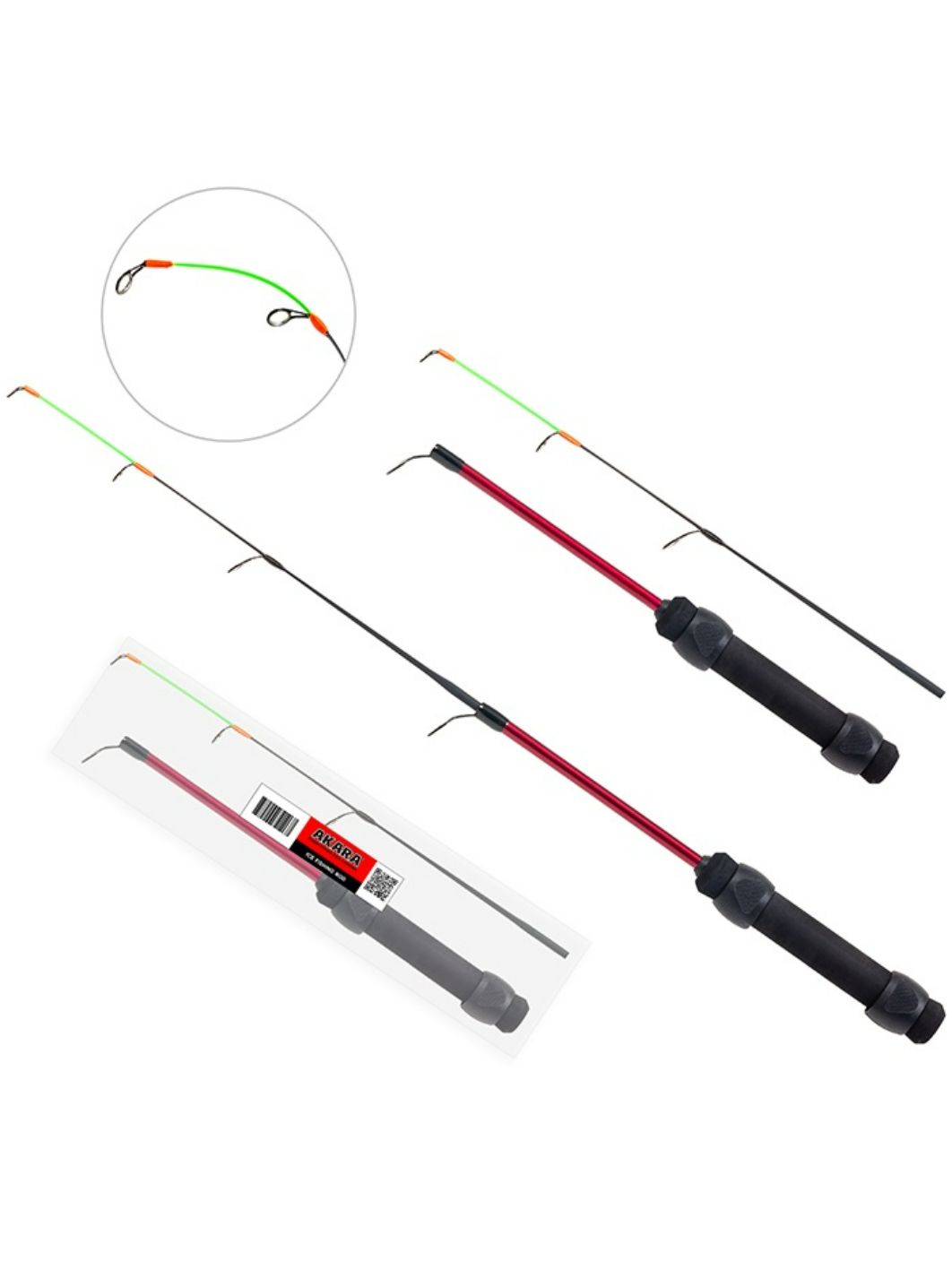 Удочка зимняя 2 колена Akara Ice Jig Compact 50г 55 см